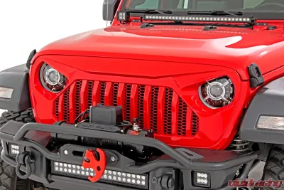Rough Country 9 Inch DRL Halo LED Headlights DOT Approved - RCH5300