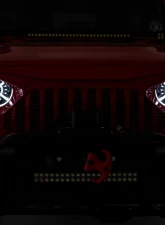 Rough Country 9 Inch DRL Halo LED Headlights DOT Approved                                     - RCH5300 - Image 5