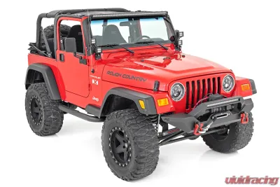 Rough Country 7 Inch DRL Halo LED Headlights DOT Approved - RCH5400