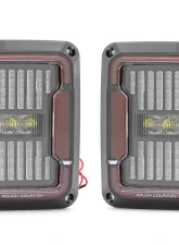 Rough Country LED Tail Light Jeep Wrangler JK 2 Door Wrangler JK Unlimited 2007-2018                                     - RCH5800 - Image 6