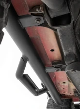 Rough Country Nerf Steps Full Length for Jeep Wrangler TJ 1997-2006, Textured Black                                     - RCJ9746A - Image 3