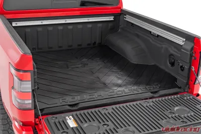 Rough Country Bed Mat 5' for Nissan Frontier 2005-2024, 3/8-Inch Thick Rubber, RC Logo - RCM525