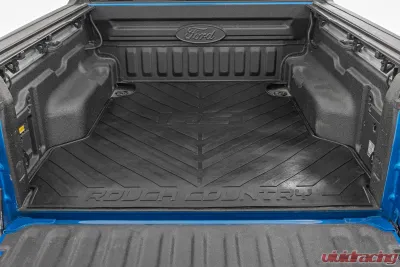 Rough Country Truck Bed Mat 4'6" for Ford Maverick 2022-2024, Durable Nyracord Rubber - RCM669