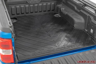 Rough Country Truck Bed Mat 4'6" for Ford Maverick 2022-2024, Durable Nyracord Rubber - RCM669