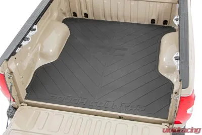 Rough Country Bed Mat 5'7" for Toyota Tundra 2007-2021, Durable Rubber with RC Logo - RCM681