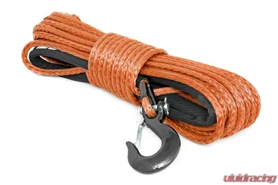 Rough Country Synthetic Rope 3 | 8 Inch 85 Ft Orange - RS111