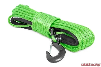 Rough Country Synthetic Rope 3 | 8 Inch 85 Ft Lime Green - RS113