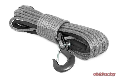 Rough Country Synthetic Rope 3 | 8 Inch 85 Ft Length Gray - RS117