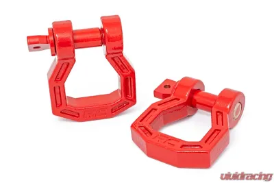 Rough Country D-Ring Forged Pair Red - RS119