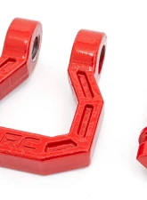 Rough Country D-Ring Forged Pair Red                                     - RS119 - Image 2