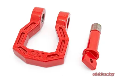 Rough Country D-Ring Forged Pair Red - RS119