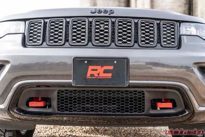 Rough Country Forged Red Tow Hooks for Jeep Cherokee 2015-2019 & Grand Cherokee 2015-2022 - RS133