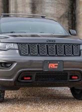 Rough Country Forged Red Tow Hooks for Jeep Cherokee 2015-2019 & Grand Cherokee 2015-2022                                     - RS133 - Image 3