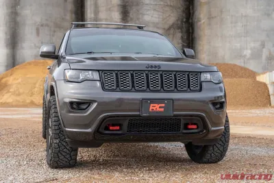 Rough Country Forged Red Tow Hooks for Jeep Cherokee 2015-2019 & Grand Cherokee 2015-2022 - RS133