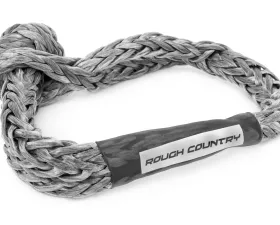Rough Country Soft Shackle 7 | 16 Inch Gray