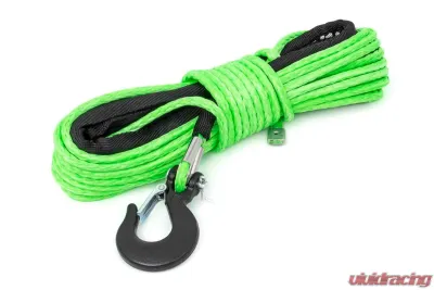 Rough Country Synthetic Rope 1 | 4 Inch 50 Ft Lime Green - RS142