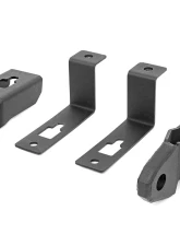 Rough Country Tow Hook Brackets for 2019-2023 Ford Ranger, Durable Steel, Black Powder Coated                                     - RS144 - Image 6