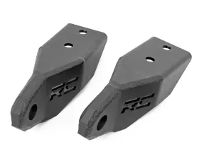 Rough Country Tow Hook Brackets for 2007-2021 Toyota Tundra, Steel D-Ring Shackle Conversion