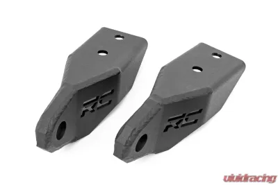 Rough Country Tow Hook Brackets for 2007-2021 Toyota Tundra, Steel D-Ring Shackle Conversion - RS145