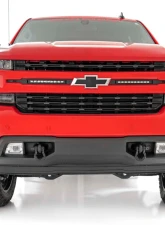 Rough Country Tow Hook Brackets for 2019-2022 Chevrolet Silverado 1500, Steel, Black Powder Coated                                     - RS147 - Image 2