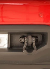 Rough Country Tow Hook Brackets for 2019-2022 Chevrolet Silverado 1500, Steel, Black Powder Coated                                     - RS147 - Image 3