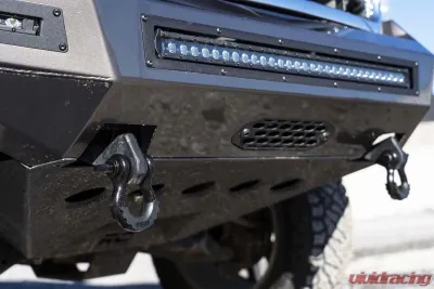 Rough Country Tow Hook Brackets for 2007-2013 Chevrolet Silverado 1500 & GMC Sierra, Black Steel - RS148