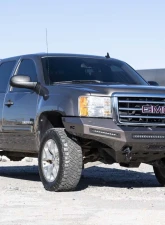Rough Country Tow Hook Brackets for 2007-2013 Chevrolet Silverado 1500 & GMC Sierra, Black Steel                                     - RS148 - Image 3