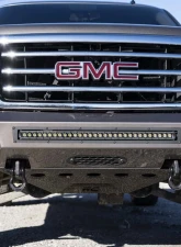 Rough Country Tow Hook Brackets for 2007-2013 Chevrolet Silverado 1500 & GMC Sierra, Black Steel                                     - RS148 - Image 5