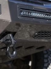 Rough Country Tow Hook Brackets for 2007-2013 Chevrolet Silverado 1500 & GMC Sierra, Black Steel                                     - RS148 - Image 6