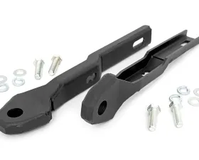 Rough Country Tow Hook Brackets for Nissan Titan 2017-2024, Durable Steel, Bolt-On D-Ring Conversion