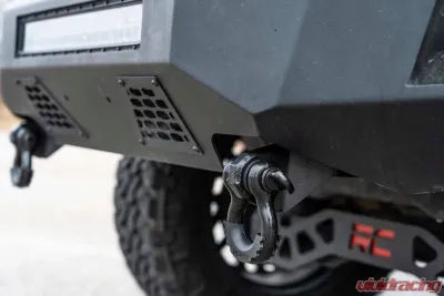 Rough Country RS150A Tow Hook Brackets for 2009-2020 Ford F-150, Steel, Black Powder Coated - RS150A