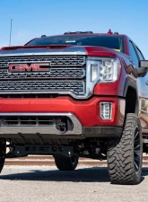 Rough Country Tow Hook Brackets for GMC Sierra 2020-2024, 3/4in D-Ring, Steel, Black Finish                                     - RS151 - Image 4