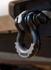 Rough Country Tow Hook Brackets D-Ring Combo for 2019-2023 Ford Ranger, Black Steel                                     - RS152 - Image 5