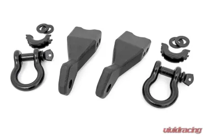Rough Country Tow Hook Brackets D-Ring Combo for 2019-2022 Chevrolet Silverado 1500 - RS155