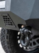 Rough Country Tow Hook Brackets D-Ring Combo for Ford F-150 2009-2020, Black Steel                                     - RS158 - Image 3