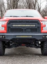 Rough Country Tow Hook Brackets D-Ring Combo for Ford F-150 2009-2020, Black Steel                                     - RS158 - Image 4