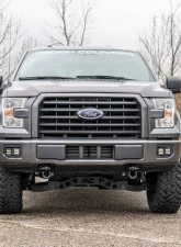 Rough Country Tow Hook Brackets D-Ring Combo for Ford F-150 2009-2020, Black Steel                                     - RS158 - Image 5