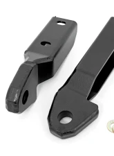 Rough Country Tow Hook to Shackle Bracket Mount for Chevrolet/GMC 1988-1999, Black Steel                                     - RS163 - Image 6