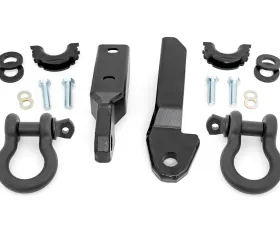 Rough Country Tow Hook to Shackle Bracket D-Ring Combo for 1988-1999 Chevy/GMC Models