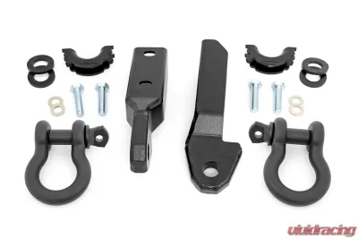 Rough Country Tow Hook to Shackle Bracket D-Ring Combo for 1988-1999 Chevy/GMC Models - RS164