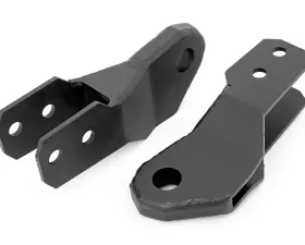 Rough Country Tow Hook to Shackle Bracket Mount for Chevrolet Colorado 2015-2022, Black Steel
