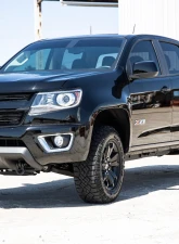 Rough Country Tow Hook to Shackle Bracket Mount for Chevrolet Colorado 2015-2022, Black Steel                                     - RS166 - Image 3