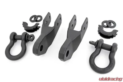 Rough Country Tow Hook to Shackle Bracket D-Ring Combo for 2015-2022 Chevrolet Colorado - RS167