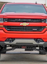 Rough Country Tow Hook Brackets for 2014-2019 Chevrolet Silverado 1500, Steel, Black                                     - RS169 - Image 4