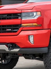 Rough Country Tow Hook Brackets for 2014-2019 Chevrolet Silverado 1500, Steel, Black                                     - RS169 - Image 6