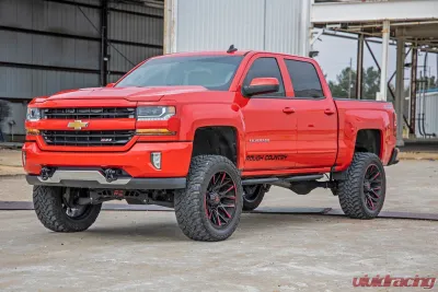 Rough Country Tow Hook Brackets D-Ring Combo for 2014-2019 Chevrolet Silverado 1500, Steel - RS170