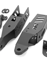 Rough Country Tow Hook Brackets D-Ring Combo for 2021-2024 Ford Bronco & Raptor, Black Steel                                     - RS172 - Image 2