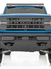 Rough Country Tow Hook Brackets D-Ring Combo for 2021-2024 Ford Bronco & Raptor, Black Steel                                     - RS172 - Image 3