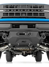 Rough Country Tow Hook Brackets D-Ring Combo for 2021-2024 Ford Bronco & Raptor, Black Steel                                     - RS172 - Image 6