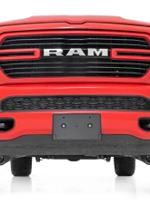 Rough Country Tow Hook Brackets for Ram 1500 2019-2021, Forged Steel, Black Powder-Coat Finish                                     - RS182 - Image 5